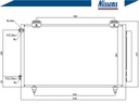 КОНДЕНСАТОР РАДІАТОР КОНДИЦІОНЕРА [NISSENS] зображення 2