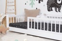 Detská nízka posteľ Montessori - Ourbaby - 140 x 70, biela Kód výrobcu 33771-0