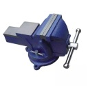 Поворотные слесарные тиски Dedra 150 мм.