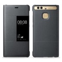 ОРИГИНАЛЬНЫЙ КЕЙС ОТКРЫВАЮЩИЙСЯ КРЫШКА S-VIEW ДЛЯ HUAWEI P9 СЕРЫЙ