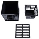 Смотровой колодец с чугунной решеткой до 1,5Т.