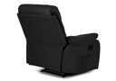 Черное кресло с откидной спинкой для гостиной с телевизором, современный лофт INTER