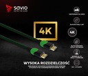 Kabel HDMI 2.0 dedykowany do XBOX zielono-czarny, Długość kabla 1.8 m