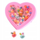 КОЛЬЦА ЗАЙЧИК ДЛЯ ДЕВОЧКИ, НАБОР 12 ШТ.