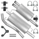 Комплект глушителя VW T5 5 V 03-15 2.5 TDI BUS SWB