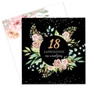 Приглашения на 18-летие CZARNE2 10шт - CREATOR