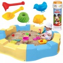 БОЛЬШАЯ ПЛАСТИКОВАЯ ПЕСОЧНИЦА ИГРУШКИ ДЛЯ ПЕСКА БЕЗ МЫЛЬНЫХ ПУЗЫРЕЙ