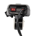 DISPOSITIVO DE CARGA MOTOCICLETA VOLTÍMETRO TERMO 2 PIEZAS USB 3W1 