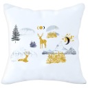 ДЕКОРАТИВНАЯ НАВУШКА 40х40 РОЖДЕСТВЕНСКАЯ С ПРИНТОМ