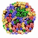 Елочные светильники 300 светодиодов для интерьера и улицы ЦВЕТНЫЕ