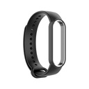 Силиконовый браслет для Mi Smart Band 5/6, черный