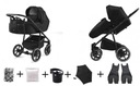 Wózek APUS Black Premium 2w1 DADA PARADISO ADAPTER