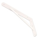 ОПОРА ПОЛОЧНАЯ БЕЛАЯ УСИЛЕННАЯ 300x200x3 СТАЛЬНАЯ ОПОРА WSWP 300 DOMAX