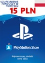 Код пополнения PLAYSTATION STORE 15 польских злотых PSN 15 польских злотых