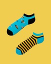 Ponožky členkové ponožky farebný pánsky darček na sviatočné sviatky 43-46 Počet kusov v ponuke 1 szt.