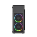 Корпус для игрового компьютера Fornax M100RGB RGB ATX со светодиодной подсветкой