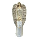 БОЛЬШАЯ ФИГУРКА АНГЕЛА С ПОДАРКОМ МАЛЫШУ