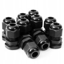 ЧЕРНЫЙ КАБЕЛЬНЫЙ ВВОД PG 16 IP68 10 шт.