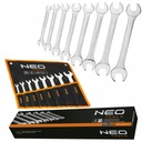 КЛЮЧИ НАКИДНЫЕ ДВУХСТОРОННИЕ 6-22 ММ, НАБОР ИЗ 8 ШТ. НЕО ИНСТРУМЕНТЫ