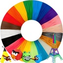 СТЕРЖНИ ДЛЯ РУЧКИ НА НИТИ ДЛЯ 3D РУЧКИ – НАБОР ИЗ 20 СМЕШАННЫХ ЦВЕТОВ 100 м