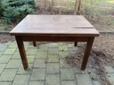 Przedwojenny drewniany stół - do renowacji - Rodzaj drewna inne