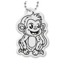 Светоотражающий кулон ОБЕЗЬЯНА светоотражающий брелок REFLECTIVE ДЛЯ ДЕТЕЙ