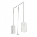 Подвеска для пантографа GTV 645-910 мм, белая сталь