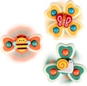 Набор из 3-х присосок Top Spinner Flower Toy