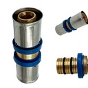 СОЕДИНИТЕЛЬНАЯ ПРЕСС-МУФТА PEX 16 X 16 ЗАЖИМНАЯ 