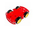 PLATFORMA ROBOTA DLA ARDUINO 4WD CZERWONA