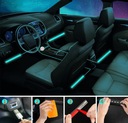 CINTA DIOPARA LUMINOSO LED PARA COCHE RGB LEDY VERSIÓN USB + APLIKACJA 4W1 JUEGO 