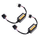 2PCS H4 LED (СВІТЛОДІОД) DEKODER CANBUS DC 9 DO 16 V ПЛУГ I ODTWARZAJ ПРОТИ JN  (17867348695) фото min 5