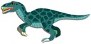МАГНИТНЫЙ ПАЗЛ Динозавры Магнитикнига JANOD развивающая игрушка 3+