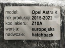 OPEL ASTRA K 15-19 ЖАБО ВЕРХНІЙ + НИЖНІ КОМПЛЕКТ 3SZT. ЄВРОПА OE  (18094337091) фото min 9
