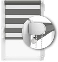 ЖАЛЮЗИ ДЕНЬ НОЧЬ, НЕИНВАЗИВНЫЕ РАЗМЕРЫ ПО ЗАКАЗУ, 77X220 НАПРАВЛЯЮЩИЕ ДЛЯ БАЛКОНА