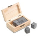 ЛЕДЯНЫЕ КАМНИ В ДЕРЕВЯННОЙ ПОДАРОЧНОЙ КОРОБКЕ