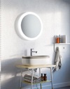 LUSTRO OKRĄGŁE LED ŁAZIENKOWE OŚWIETLENIE 55 CM