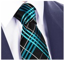 Мужской жаккардовый галстук из 100% ШЕЛКА kj56