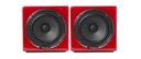 Пара активных мониторов Avantone Pro MixCube, красный