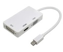 МИНИ-АДАПТЕР ДЛЯ ДИСПЛЕЯ -> HDMI + VGA + DVI - ДЛЯ МОНИТОРОВ И ПРОЕКТОРОВ