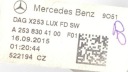 MERCEDES-BENZ GLC X253 C253 GRILLE CONDUIT D'AIR ARRIÈRE TUNNELS CENTRALphoto 9