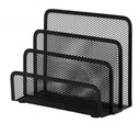 Sorter do korespondencji czarny 3 przegrody