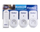 KANLUX Программатор часов с дистанционным управлением, 3 розетки, пульт дистанционного управления APO TM-3 7980