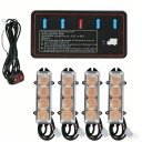 4 ШТ ФАРА ПОПЕРЕДЖУВАЛЬНА ДІОДНА ДОРОЖНЯ KOGUTY LED (СВІТЛОДІОД) STROBOSKOPY + МОДУЛЬ  фото 12