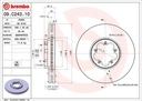 Brembo 09.C243.10 Тормозной диск FORD TRANSIT