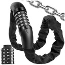 ВЕЛОСИПЕДНЫЙ ЗАМОК ДЛЯ ВЕЛОСИПЕДА ВЕЛОСИПЕДНЫЙ ЗАМОК С КОДОВОЙ ЦЕПЬЮ 90см