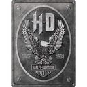 PLAKAT МЕТАЛИЧЕСКИЙ 30X40 HARLEY-DAVIDSON METAL EAGLE фото 1