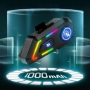 SLUCHAWKI МОТОЦИКЛЕТНІ 5.3 BLUETOOTH 1000MAH, RGB,SZYBKIE LACZENIE, ANC  фото 9