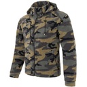 Супер МУЖСКАЯ ФЛИСОВАЯ толстовка с КАПЮШОНОМ камуфляж L