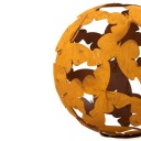 ДЕКОРАТИВНАЯ СВЕТИЛЬНИК СЕРДЦЕ САДОВОГО ШАРА НА УЛИЦЕ САДОВЫЕ ШАРЫ 35 СМ КОРТЕН